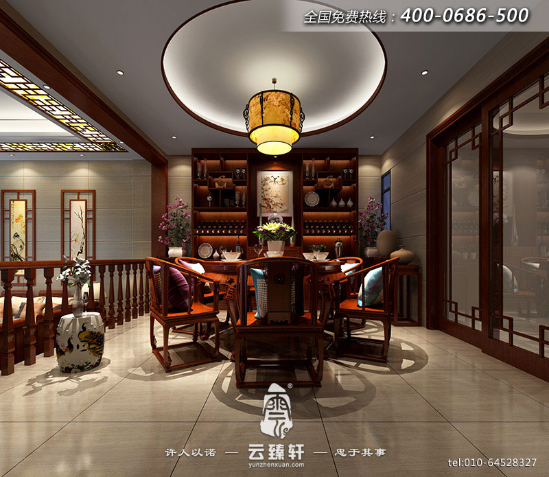 紅木桌椅餐廳裝修效果圖