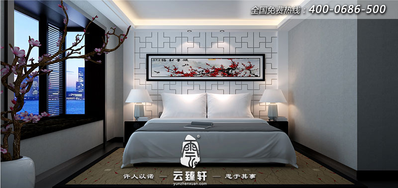 新中式黑白灰禪意風(fēng)格效果圖