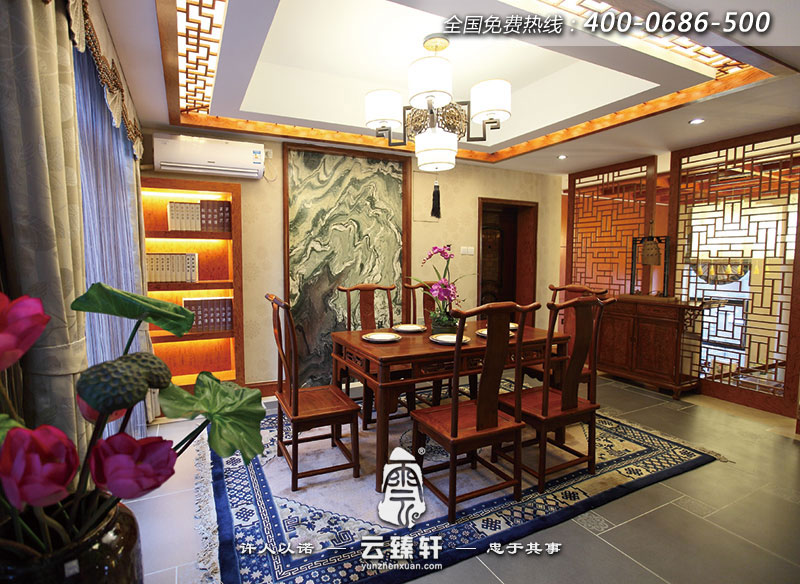 新中式餐廳設(shè)計(jì)圖片