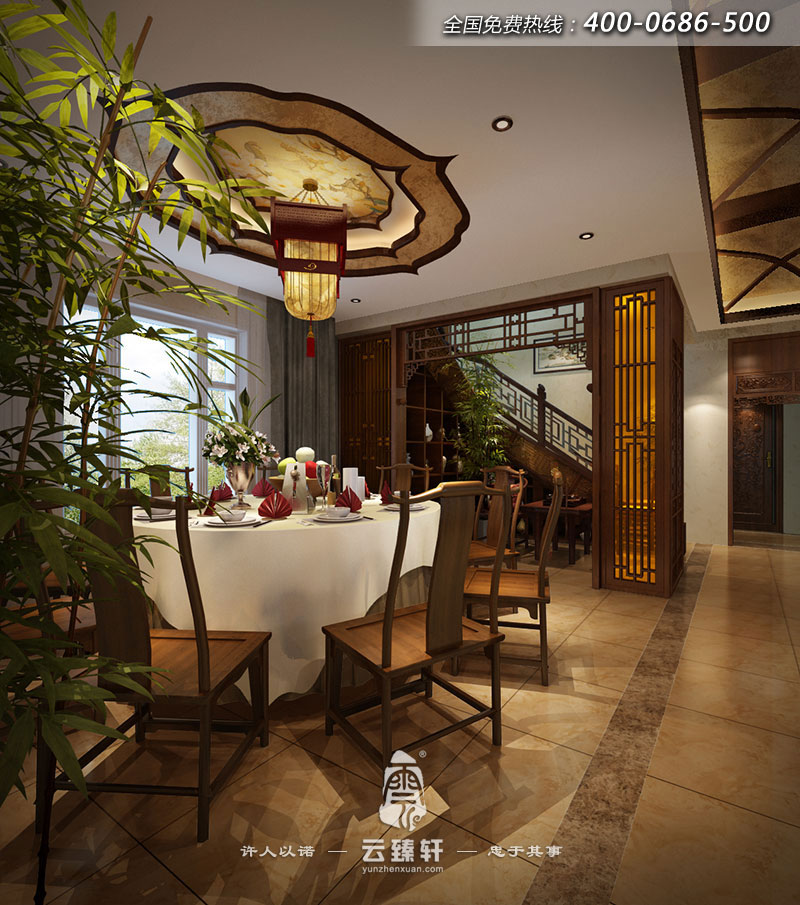 別墅餐廳設(shè)計(jì)效果圖