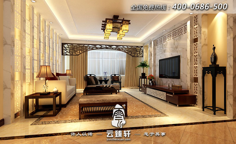 簡約中式設計效果圖