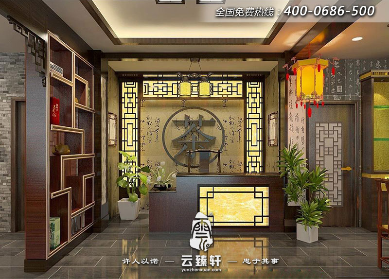 古典中式裝修茶樓效果圖