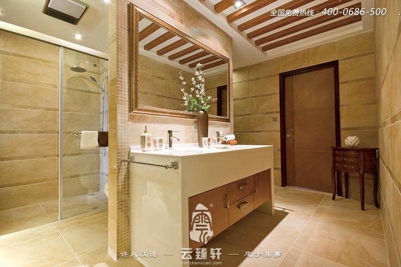 主臥衣帽間衛(wèi)生間風(fēng)水效果圖