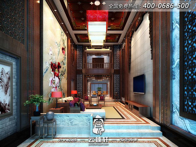 中式客廳魚(yú)缸風(fēng)水禁忌效果圖