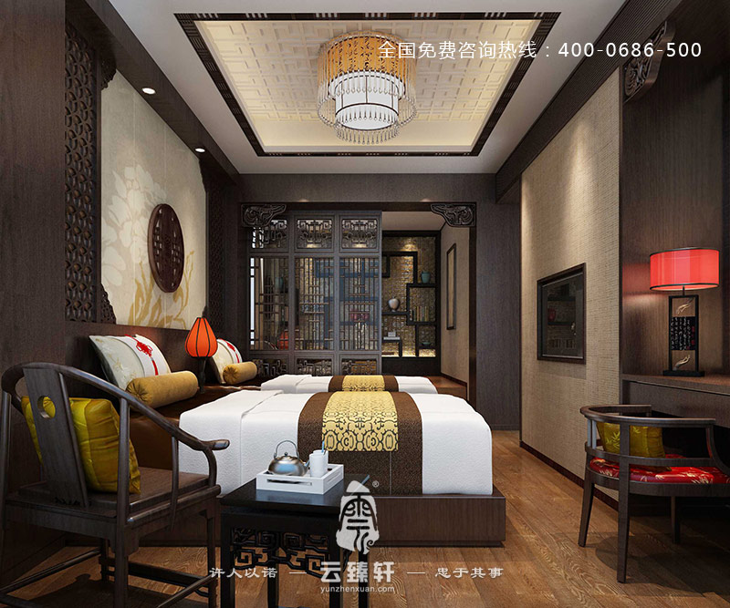 中式設(shè)計(jì)臺(tái)燈效果圖