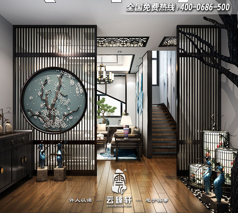 別墅門廳客廳的設(shè)計(jì)效果圖