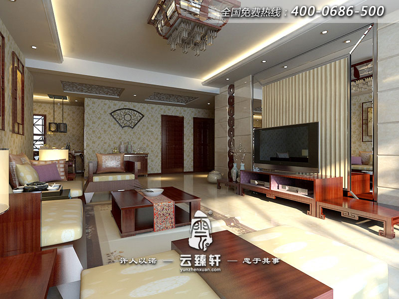 現(xiàn)代簡約中式設計效果圖