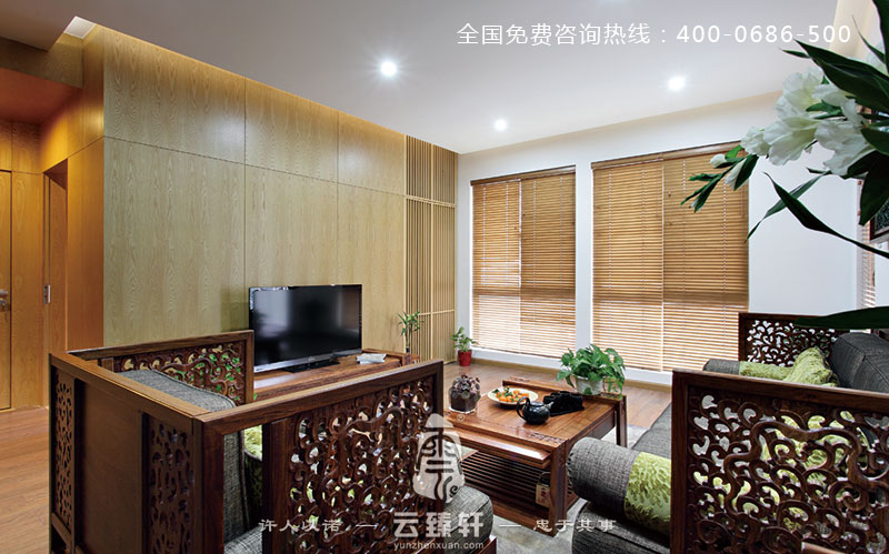 新中式家居裝修設計效果圖