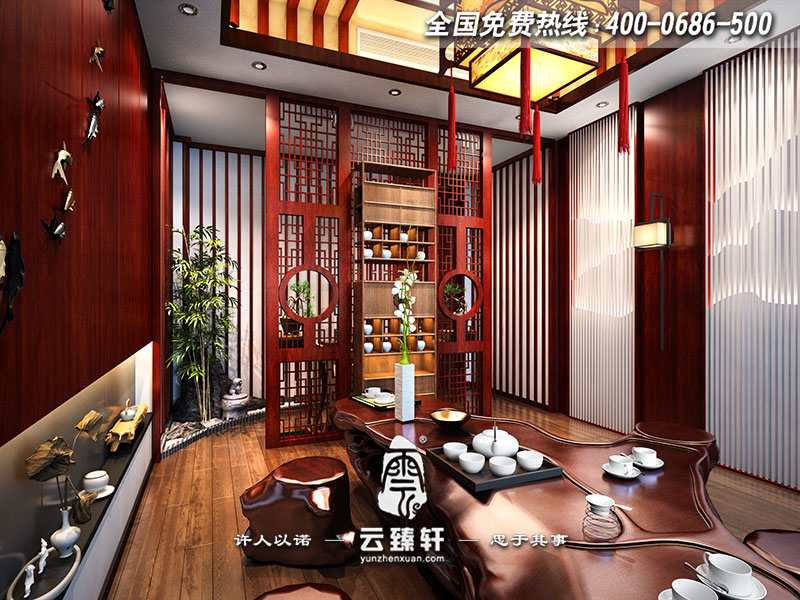 茶莊走廊吊頂?shù)难b修圖片