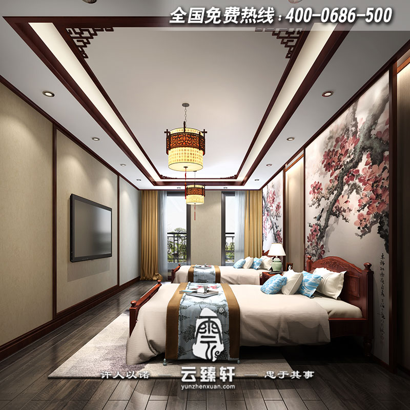 中式窗簾簾頭款式圖片