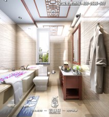 中式風(fēng)格衛(wèi)生間門的4種款式