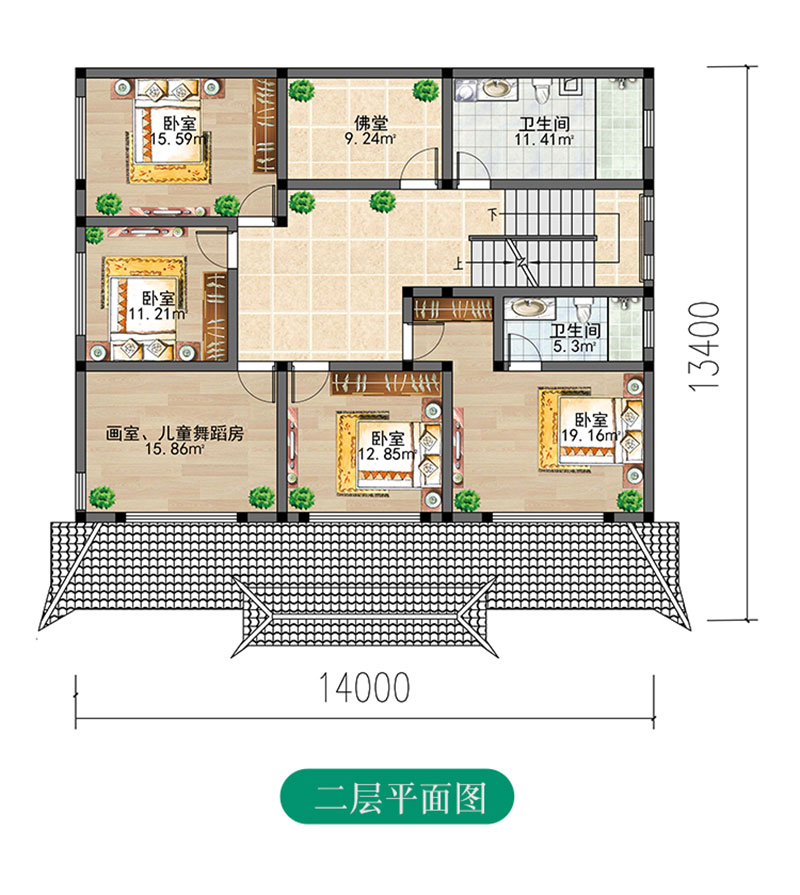 中式別墅設計圖紙